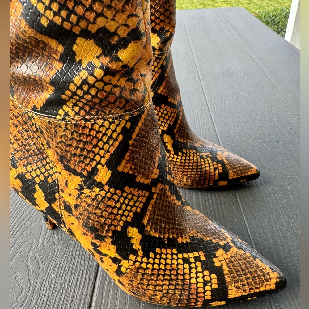 Steve Madden python long boots - Picture 8 of 12